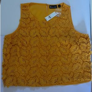 Golden flower blouse